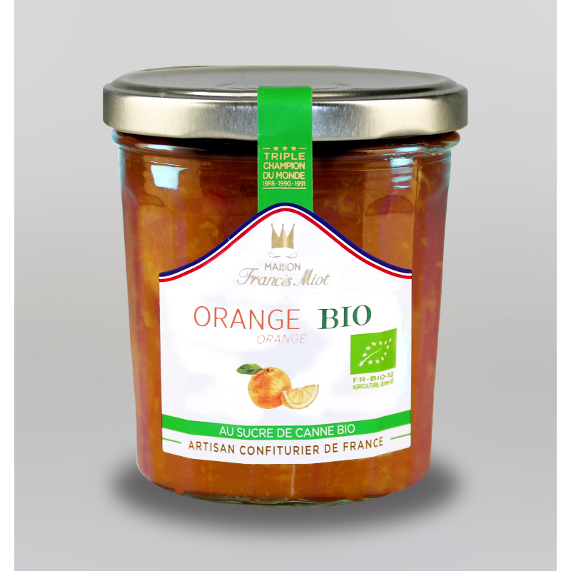 Confiture Bio Orange - Maison Francis Miot   - 340 gr.