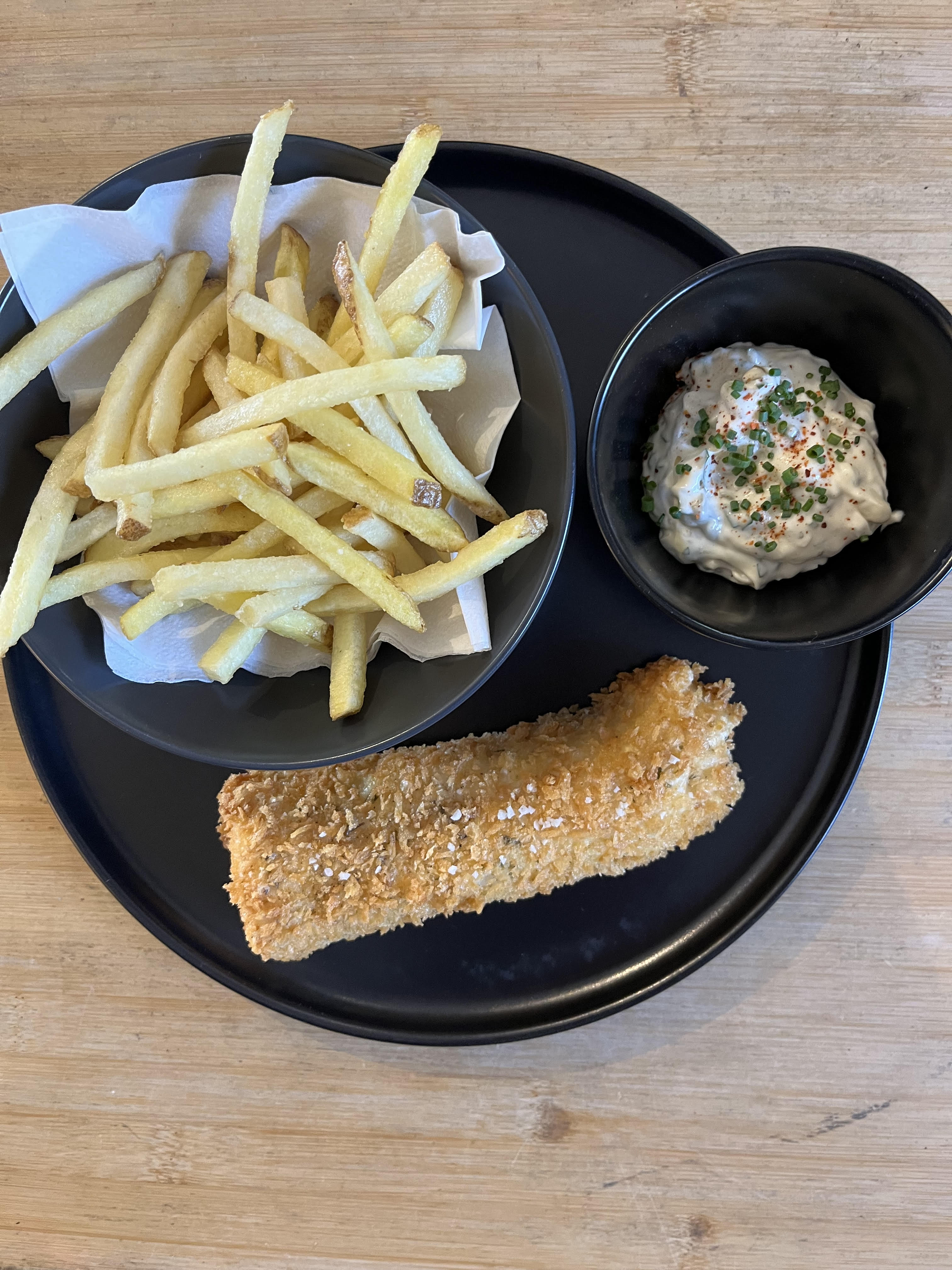 Fish and chips faits maison de juliene, sauce tartare