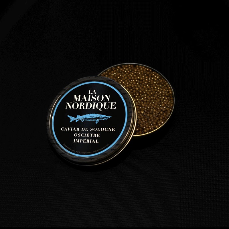 Caviar Osciètre Impérial de Sologne 500 gr