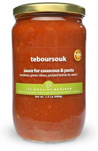 Sauce Teboursouk Bio - Les Moulins Mahjoub   - 340 gr