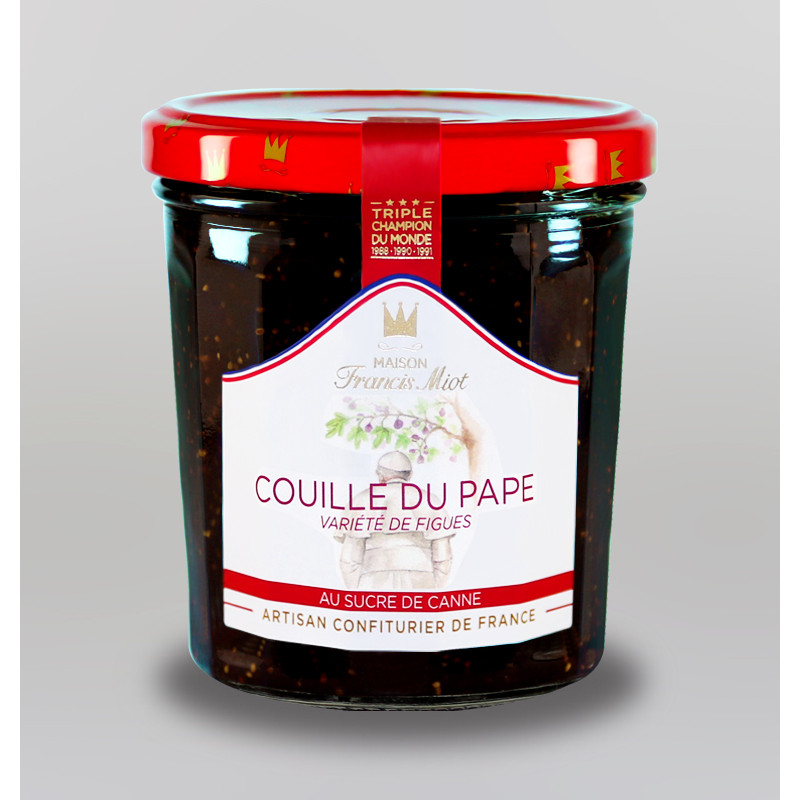 Confiture Collection "Création" Couille du Pape (Figues de Provence - Maison Francis Miot   - 220 gr.