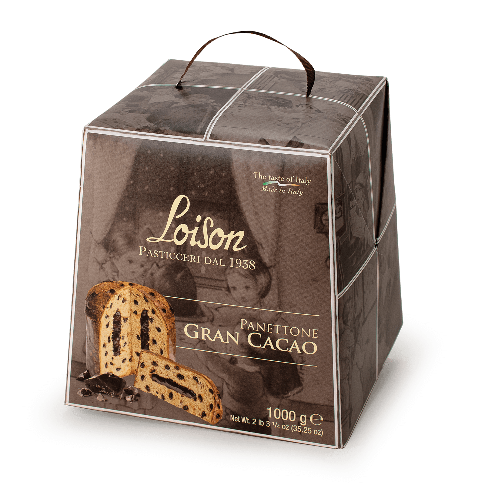 Panettone grand cacao - Loison   - 1 Kg.