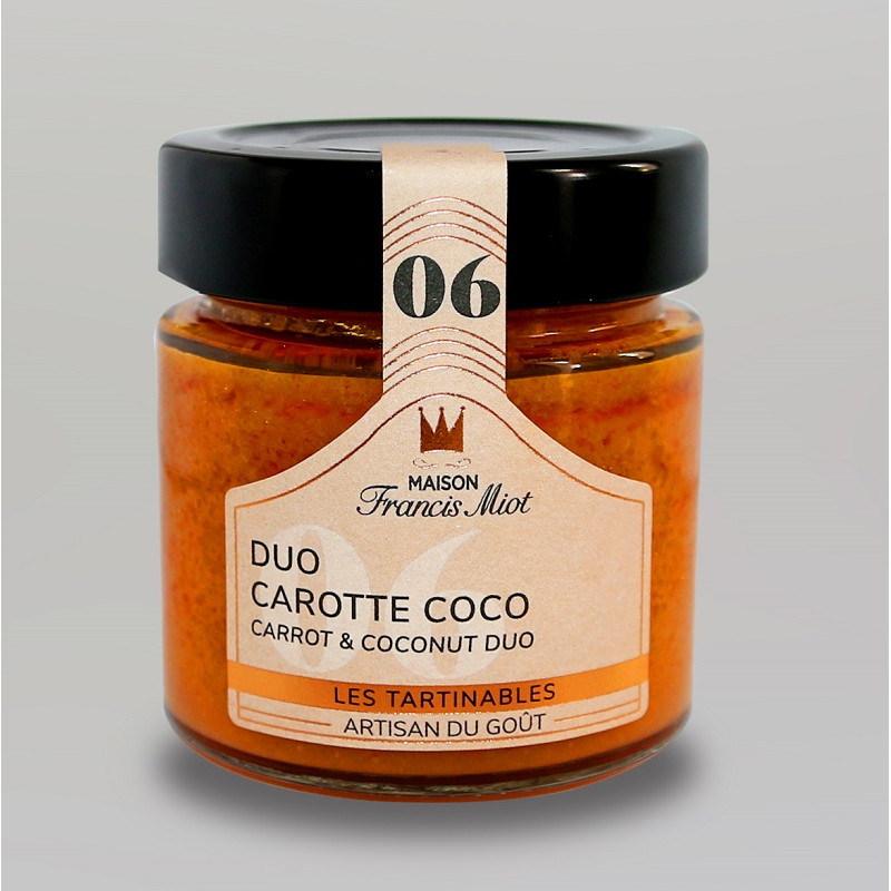 N° 6   Duo Carotte - Coco - Maison Francis Miot   - 100 gr.