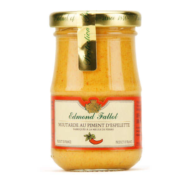 Moutarde au Piment d'Espelette - Edmond Fallot   - 105 gr