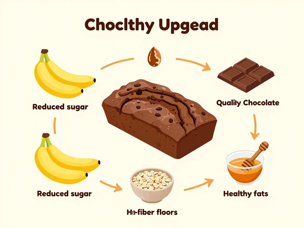 banane bread chocolat healthy ingrédients et bienfaits