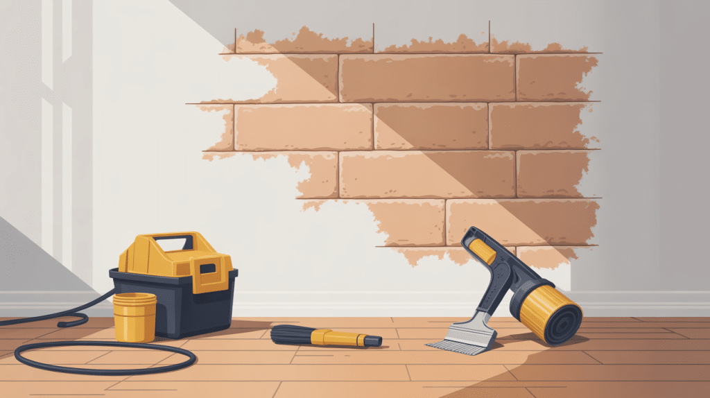 réparation bandes placo qui se décolle après peinture