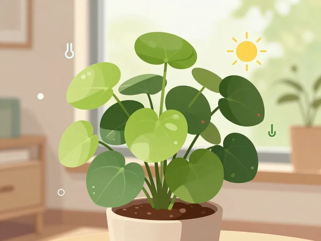 Editorial illustration des besoins essentiels du bégonia nénuphar