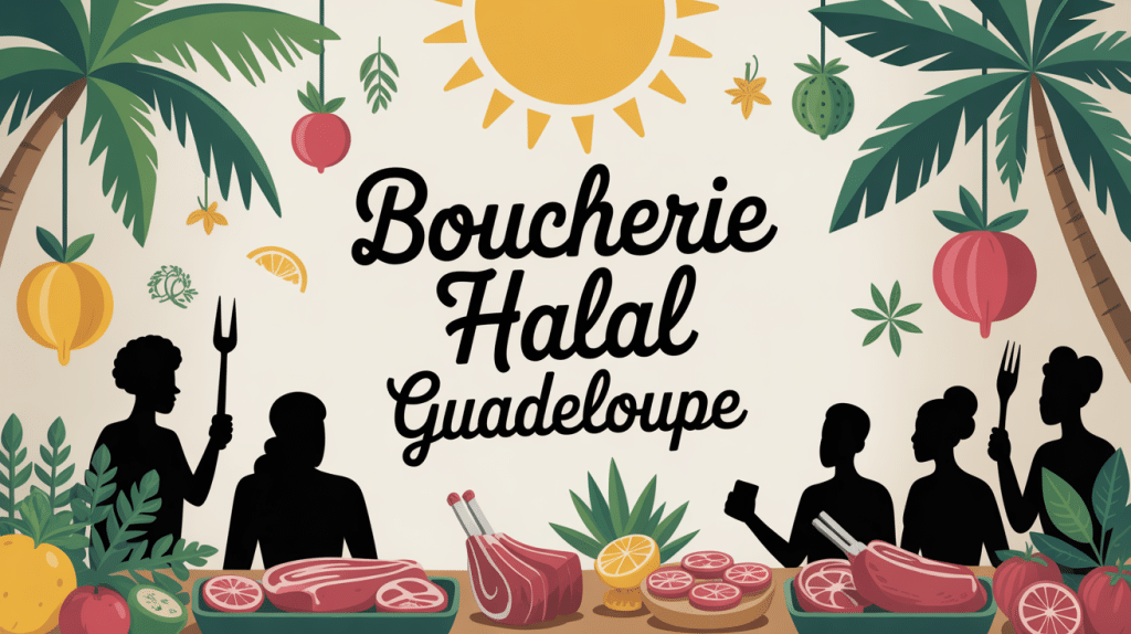 illustration boucherie halal guadeloupe sous le soleil des antilles