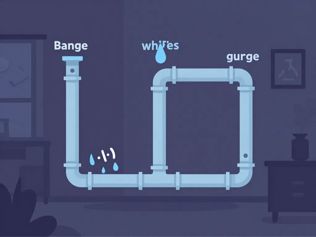 bruit de canalisation la nuit causes concept diagramme