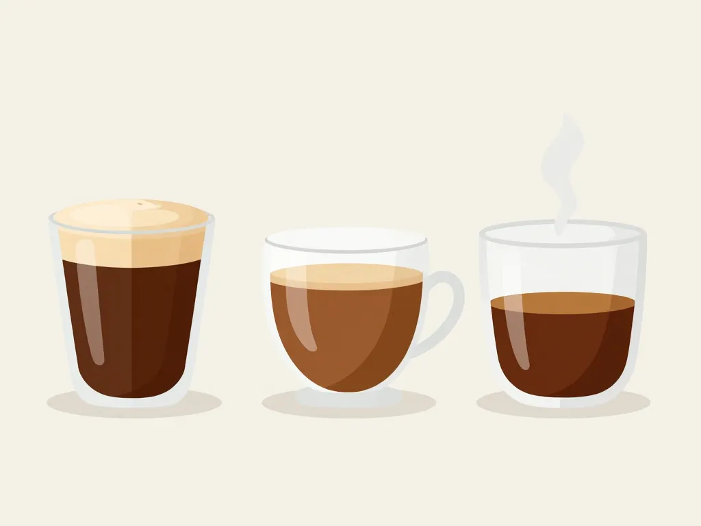 schema cafe allonge vs americano vs filtre