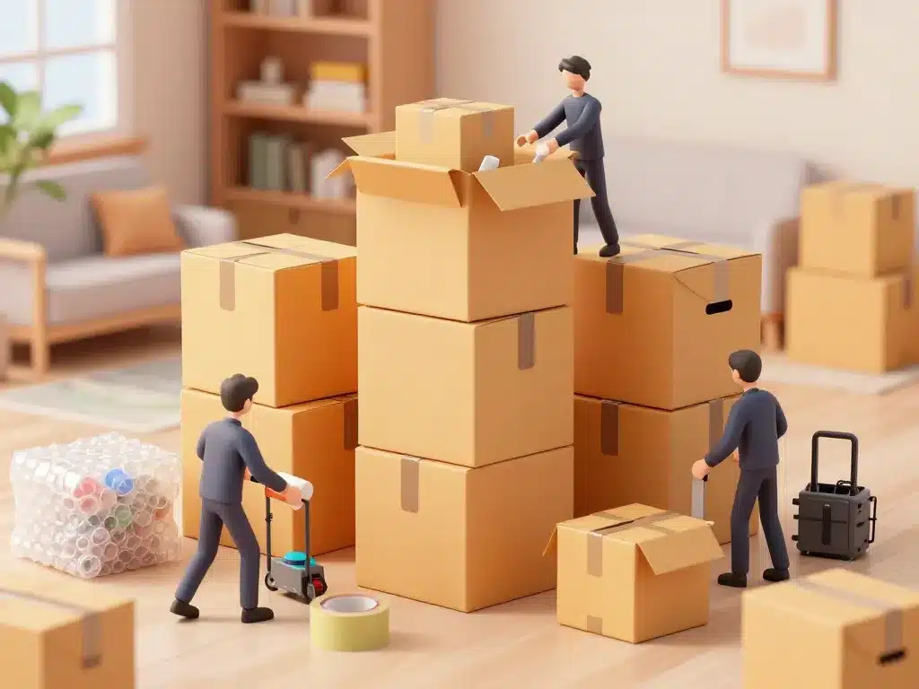 organisation cartons check-list déménagement à imprimer