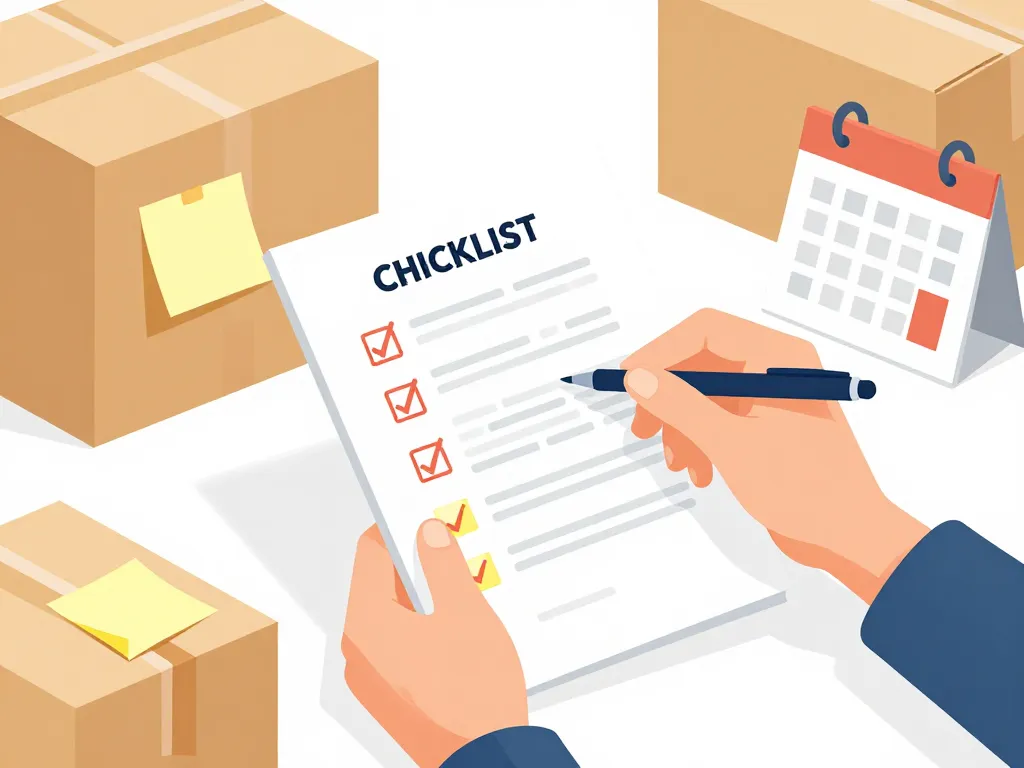 préparation check-list déménagement à imprimer premières étapes