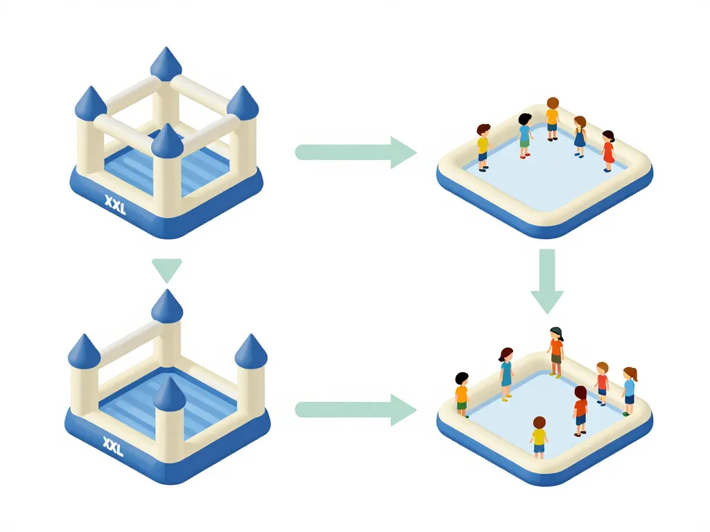 Comparaison chateaux xxl adaptés enfants et espace