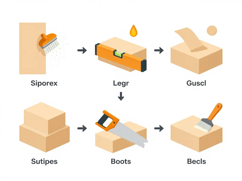 coller du siporex préparation surface béton cellulaire