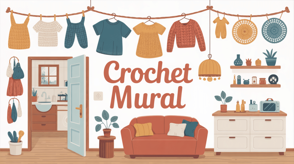Crochets muraux différents styles dans maison