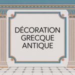 illustration décoration grecque antique chic moderne