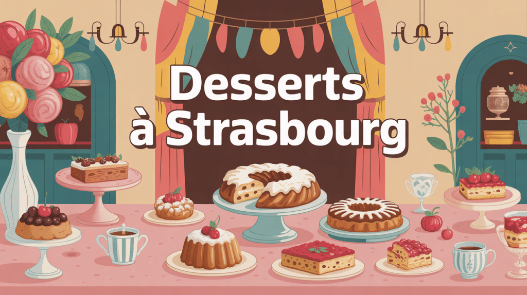 Desserts Strasbourg convivialité autour de pâtisseries alsaciennes