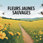 Illustration de fleur jaune sauvage en France