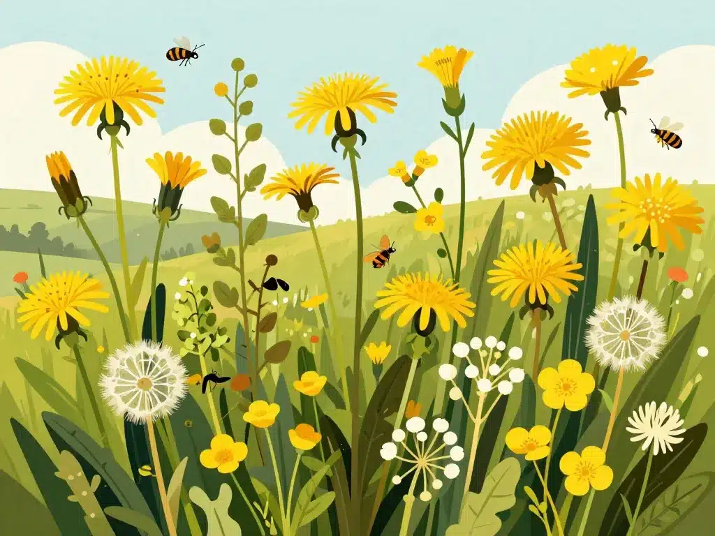 Principales espèces de fleur jaune sauvage