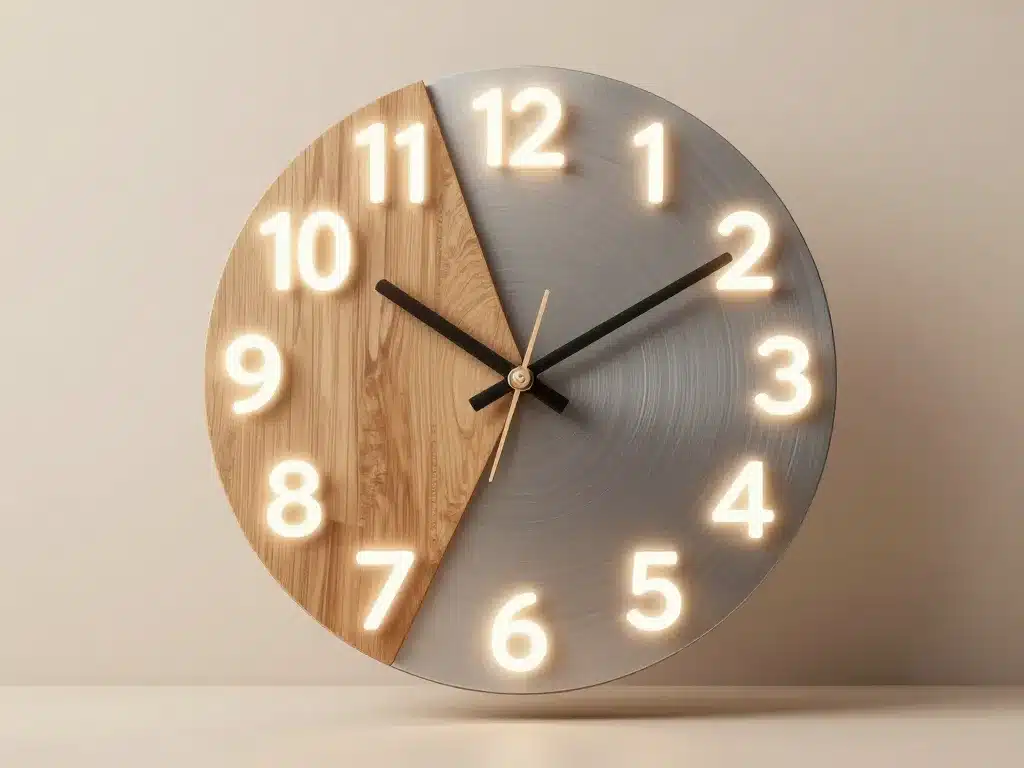 transformation horloge murale digitale design objet déco