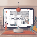 Kozikaza illustration plan 3D déco design