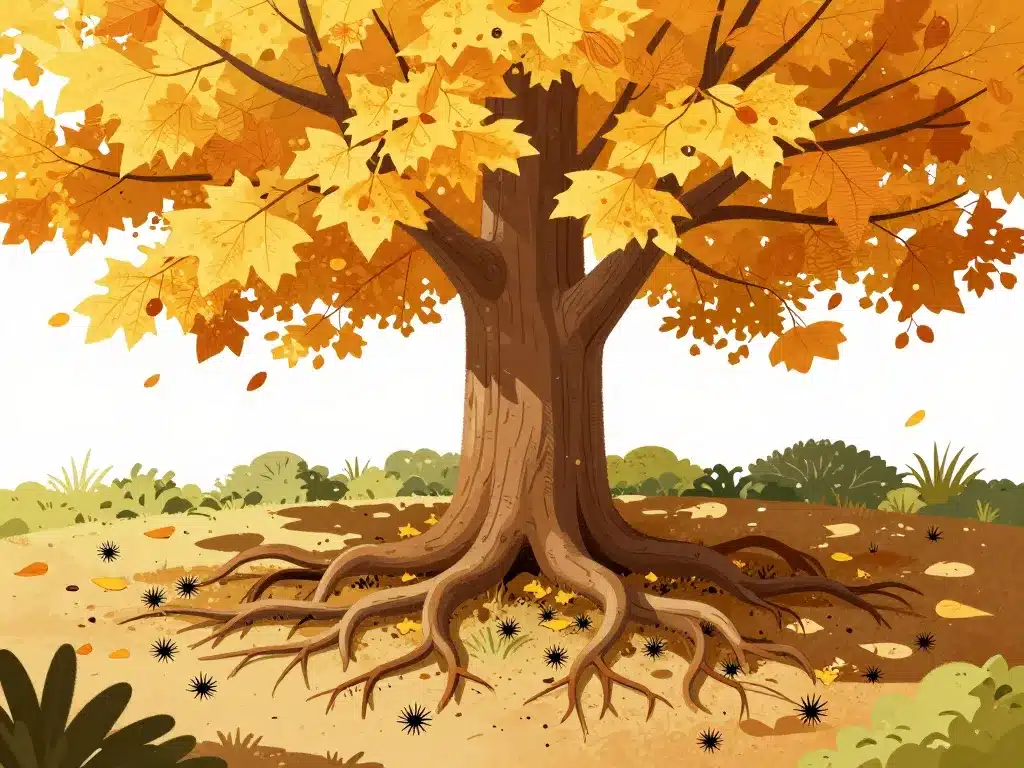 liquidambar inconvénient racines puissantes feuilles entretien