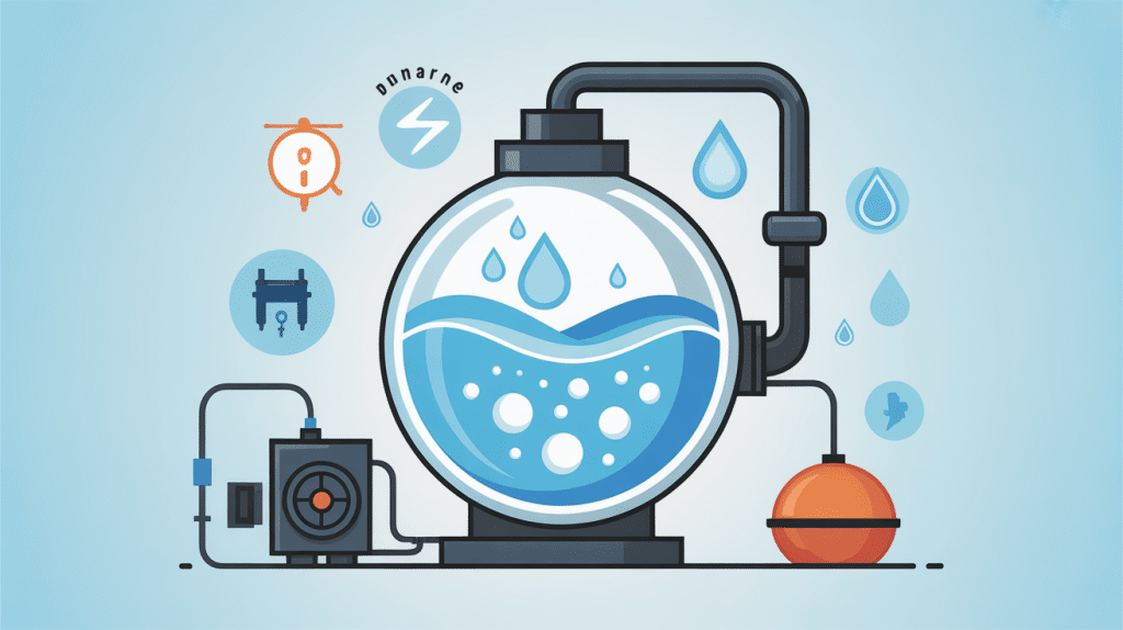 ma pompe ne démarre pas automatiquement illustration pédagogique pompe à eau