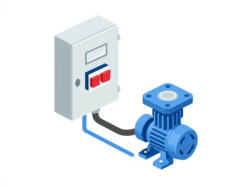 ma pompe ne démarre pas automatiquement schéma alimentation électrique et sécurité