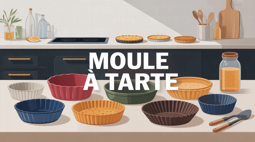 illustration moule a tarte différents modèles