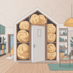 Ouate de cellulose isolation phonique illustration maison moderne