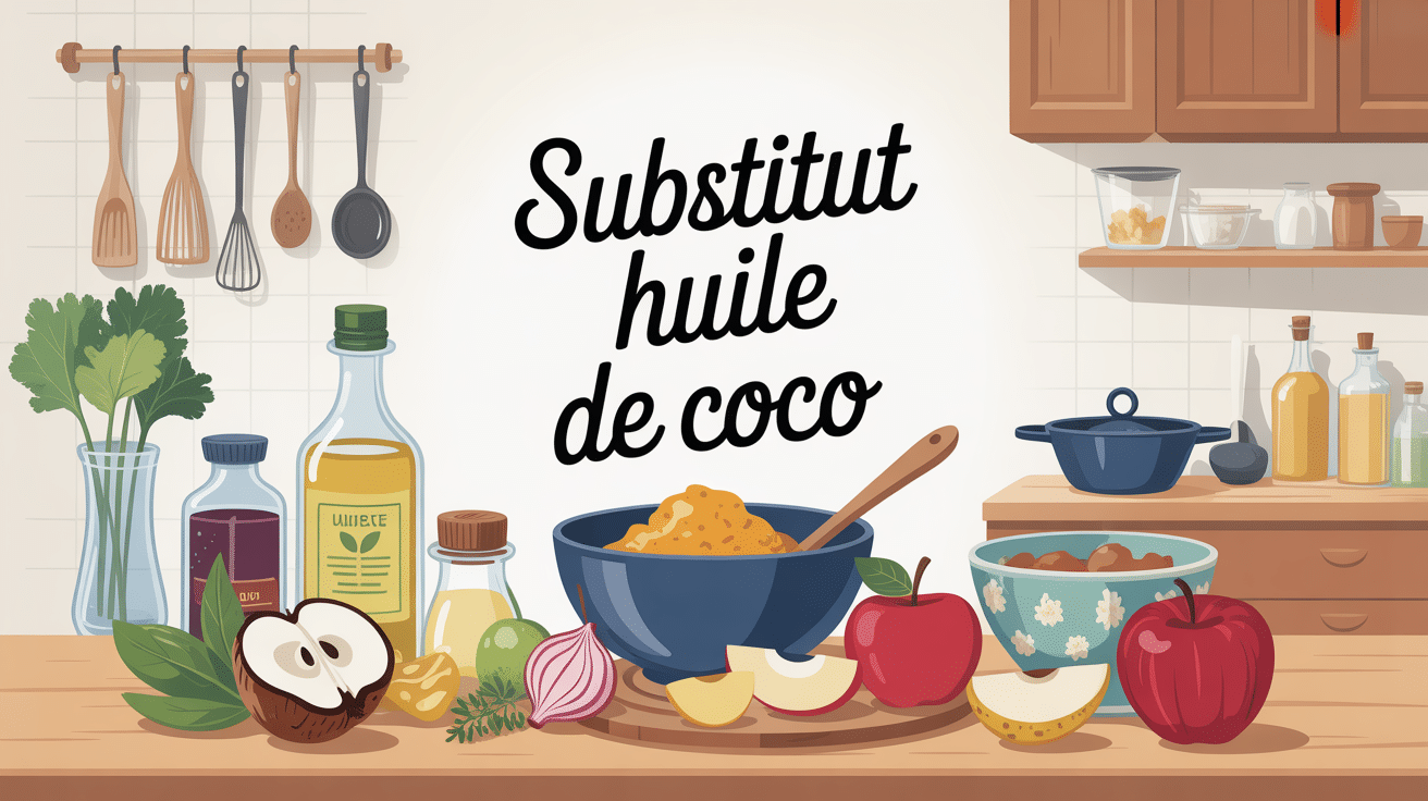 par quoi remplacer l huile de coco alternatives visuelles cuisine