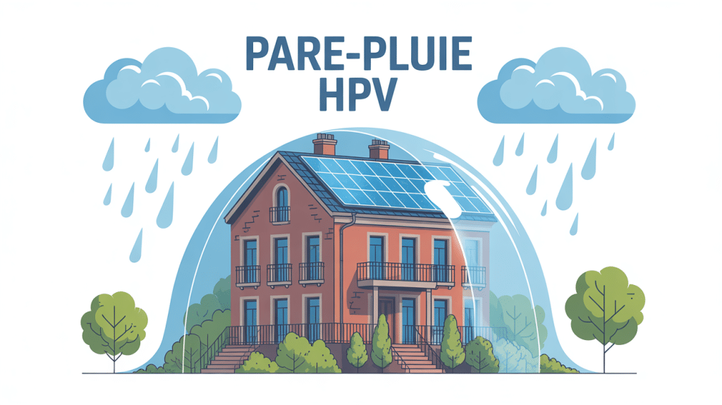 schéma pare-pluie hpv bâtiment toiture façade