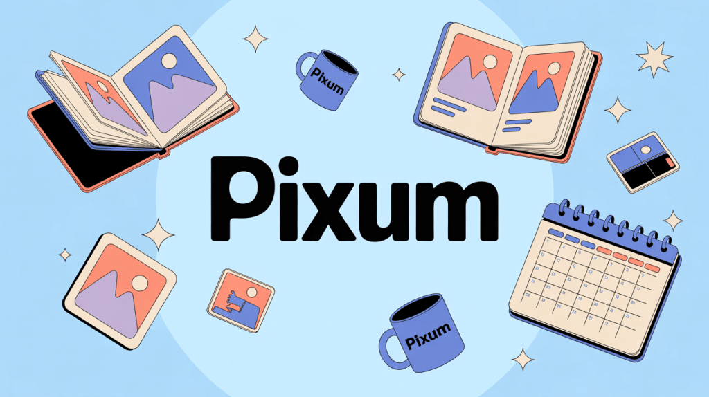 illustration principale pixum album tirages calendrier