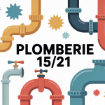 illustration pédagogique plomberie 15/21 raccords tuyaux