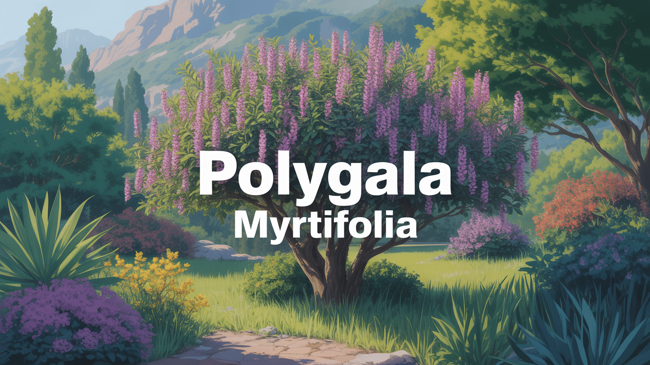 polygala myrtifolia durée de vie arbuste fleuri jardin soleil