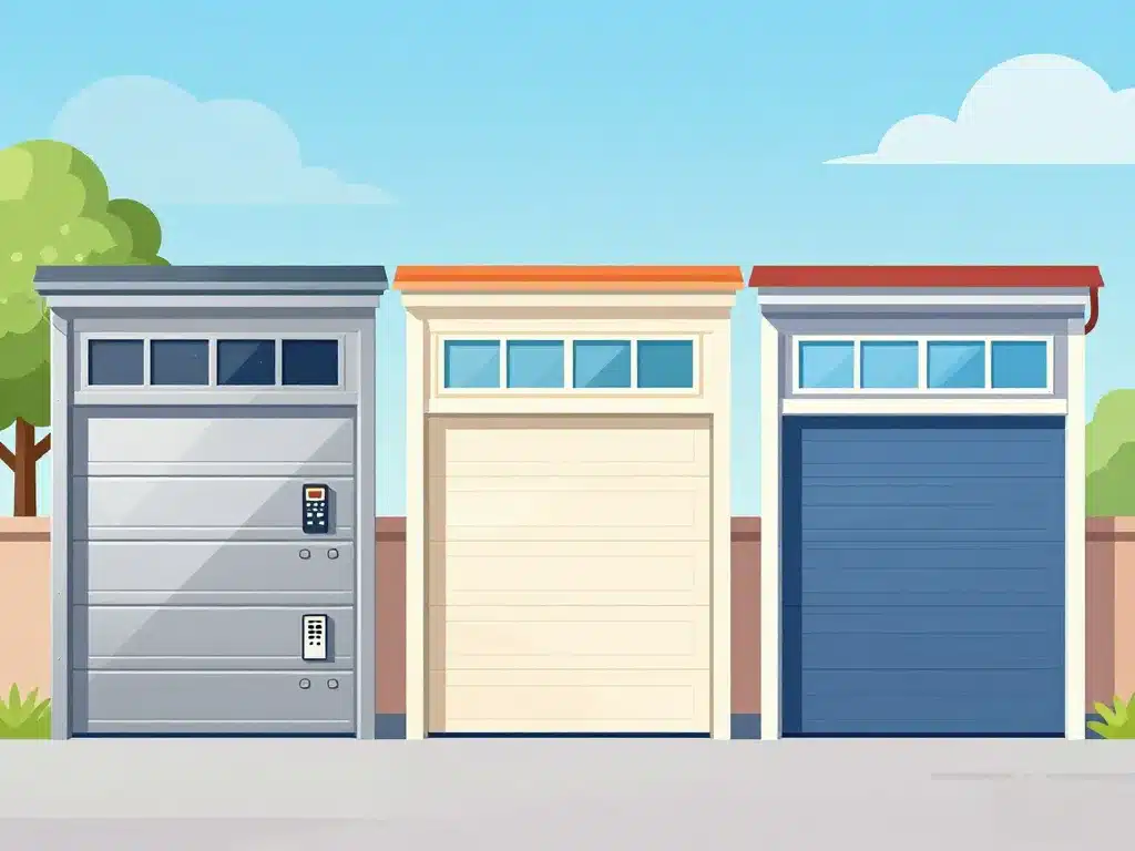 prix de porte de garage basculante basique isolée motorisée