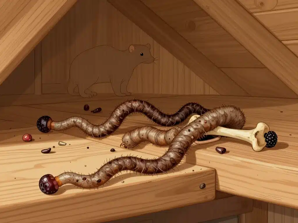 aspect visuel crotte de fouine grenier