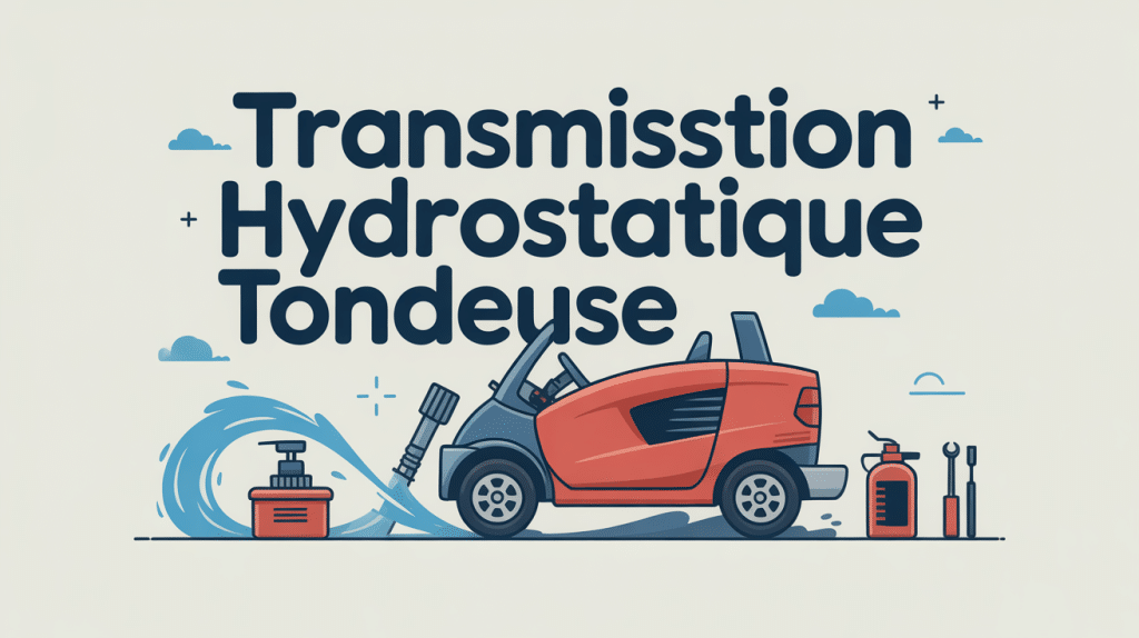 schéma réparation transmission hydrostatique tondeuse autoportée