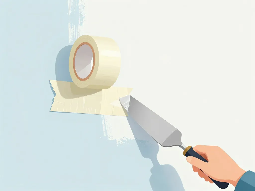 tutoriel réparer bandes placo qui se décolle après peinture