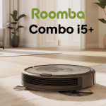 roomba combo i5+ robot aspirateur dans salon moderne