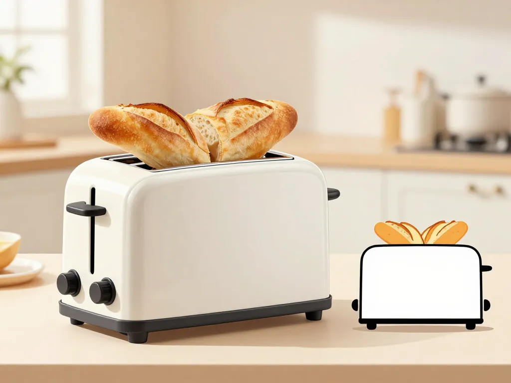 grille pain baguette fentes longues comparaison cuisine