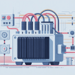 illustration transformateur 220v 24vac relié équipements domestiques