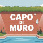 Illustration capo di muro protège le sommet du mur contre l’eau