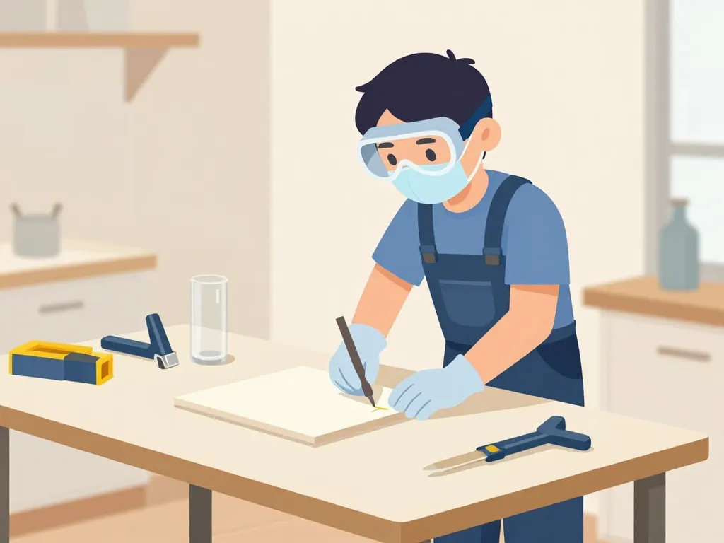 Comment couper du carrelage préparation sécurité