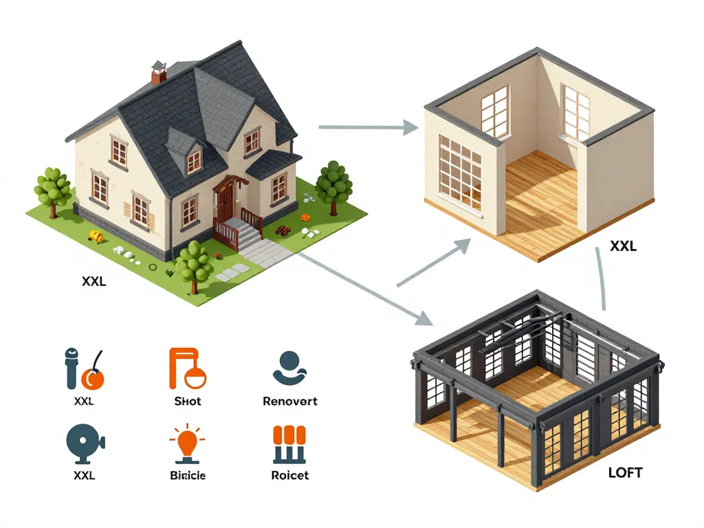 Schema renovations xxl maison loft appartement