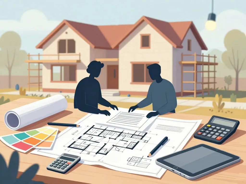 Illustration equipe plans renovations xxl