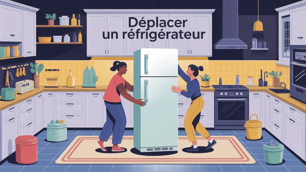 déplacer un frigo de quelques mètres illustration sécurité