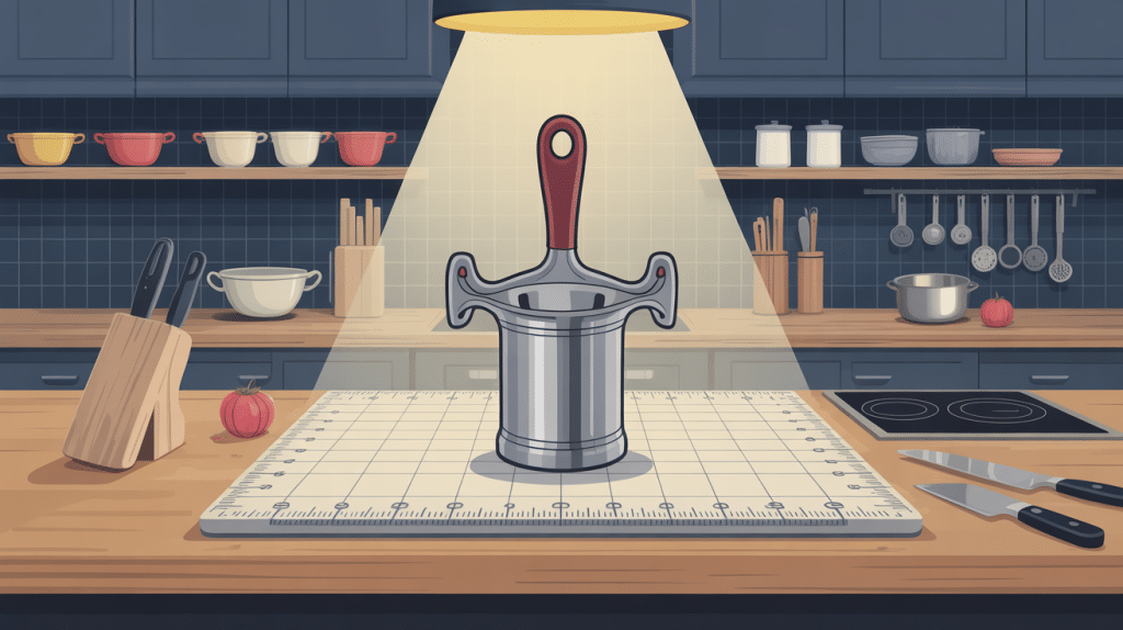 equerre pour plan de travail alignement cuisine illustration