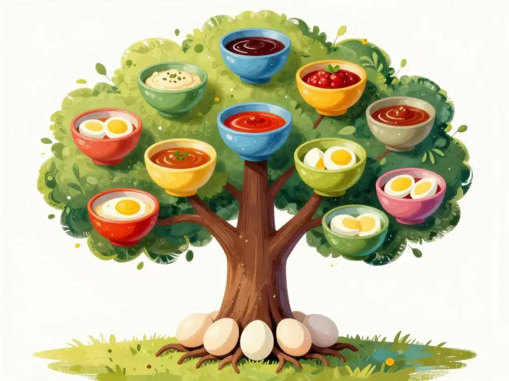 sauces créatives pour oeufs durs