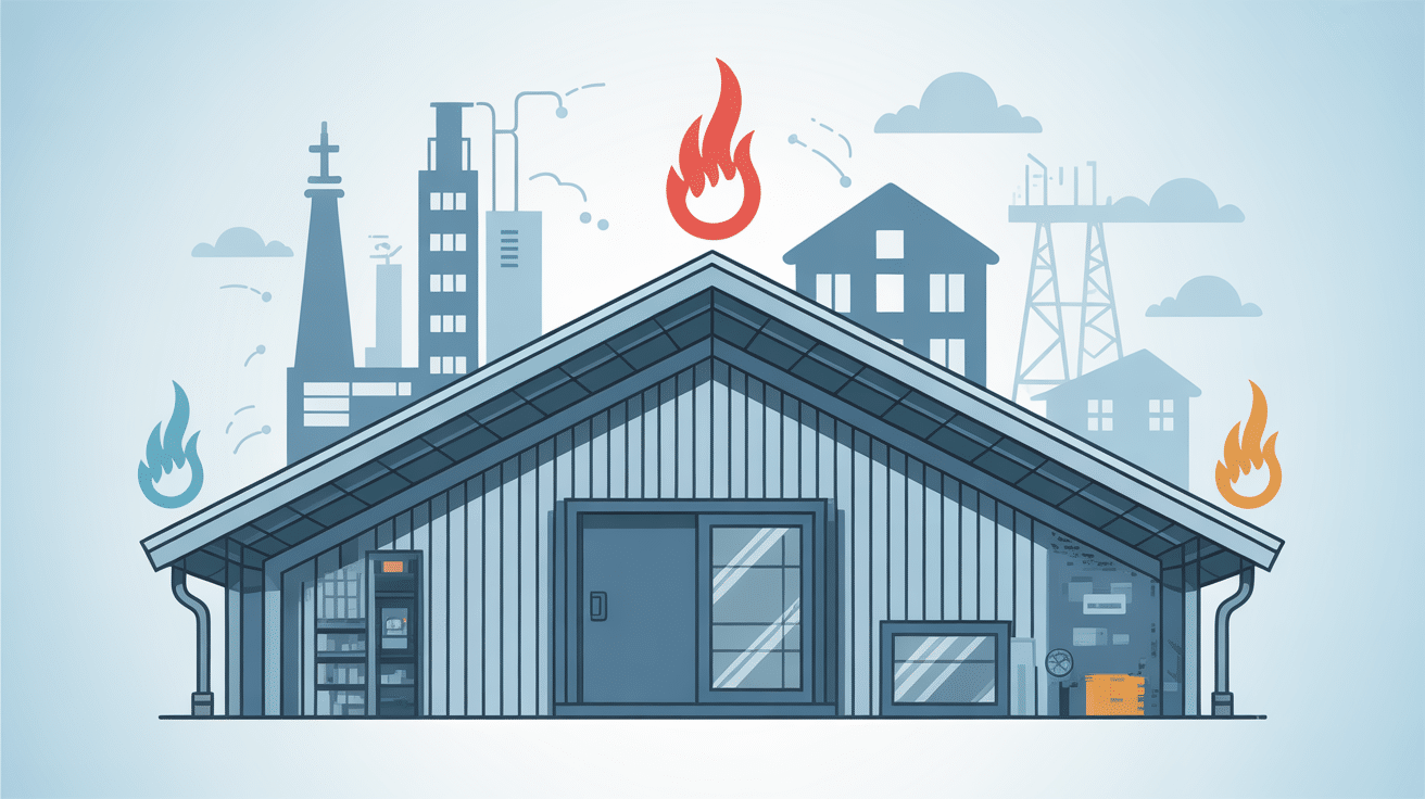 isolation bac acier illustration toiture